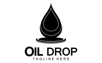 Oil Drop Logo Vector Illustration Design Template 24