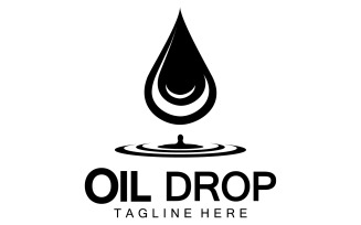 Oil Drop Logo Vector Illustration Design Template 28
