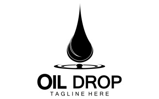 Oil Drop Logo Vector Illustration Design Template 32