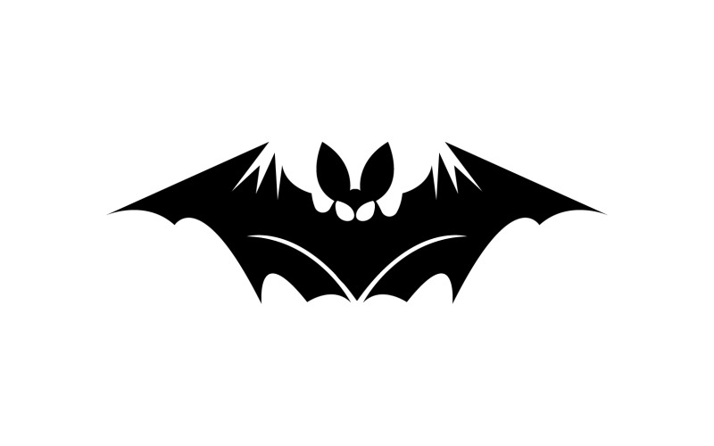 Bat Vector Icon Logo Template Illustration Design 2
