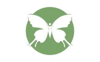 Beauty Flying Women Vintage Butterfly Logo 29