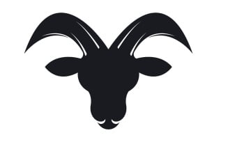 Goat Logo Template Vector Icon Illustration Design 10