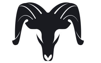 Goat Logo Template Vector Icon Illustration Design 15