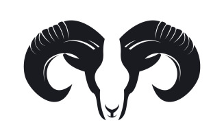 Goat Logo Template Vector Icon Illustration Design 17