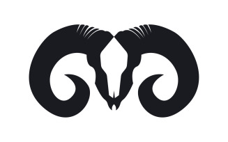 Goat Logo Template Vector Icon Illustration Design 19