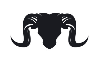 Goat Logo Template Vector Icon Illustration Design 1