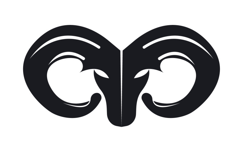 Goat Logo Template Vector Icon Illustration Design 2