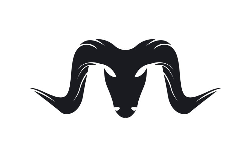 Goat Logo Template Vector Icon Illustration Design 7