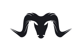 Goat Logo Template Vector Icon Illustration Design 7