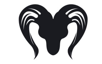 Goat Logo Template Vector Icon Illustration Design 8