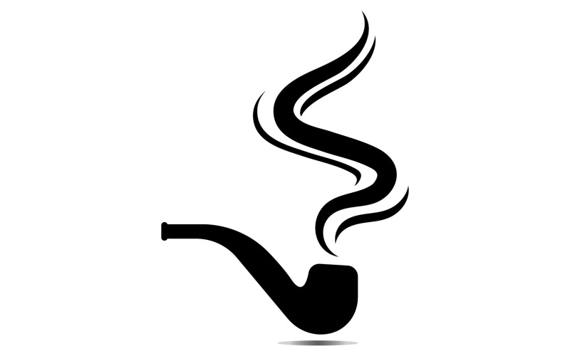 Pipe Smoking Logo Icon Vector Illustration Design 10 Logo Template