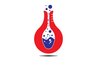 Food Lab logo Vector Icon Illustration Design Template 15