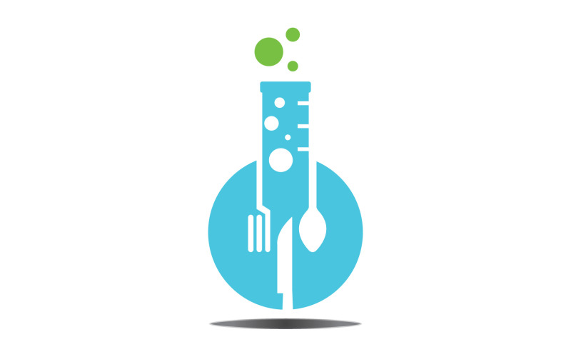 Food Lab logo Vector Icon Illustration Design Template 18 Logo Template