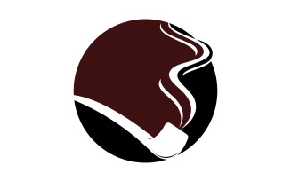 Pipe Smoking Logo Icon Vector Illustration Design 30