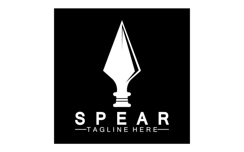 Spear Logo Lcon Vector Illustration Design 10 Logo Template