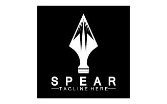 Spear Logo Lcon Vector Illustration Design 16