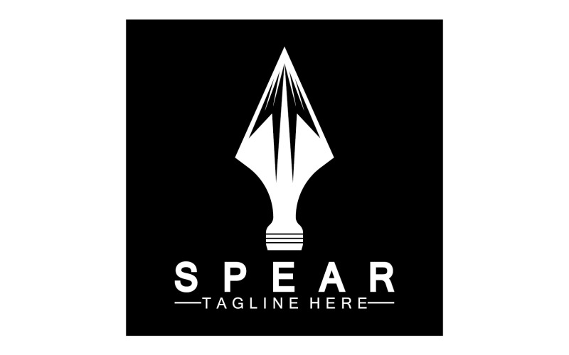 Spear Logo Lcon Vector Illustration Design 16 Logo Template