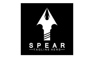 Spear Logo Lcon Vector Illustration Design 22