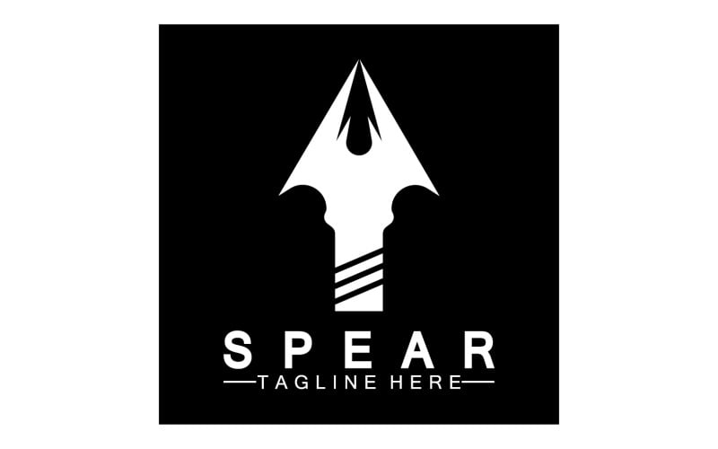 Spear Logo Lcon Vector Illustration Design 22 Logo Template