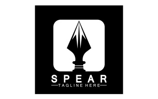 Spear Logo Lcon Vector Illustration Design 33