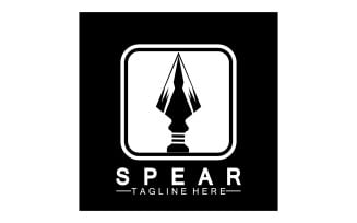 Spear Logo Lcon Vector Illustration Design 34