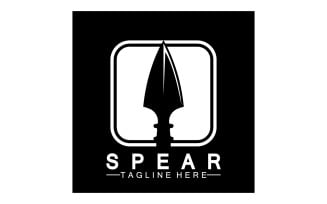 Spear Logo Lcon Vector Illustration Design 40