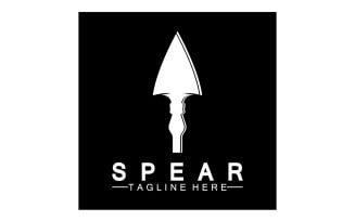 Spear Logo Lcon Vector Illustration Design 6