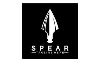 Spear Logo Lcon Vector Illustration Design 7