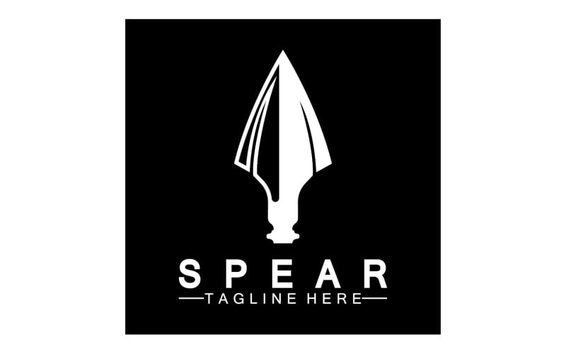 Spear Logo Lcon Vector Illustration Design 7 Logo Template