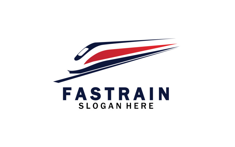 Train Logo Vector Illustration Design Fast Train Logo 12 Logo Template