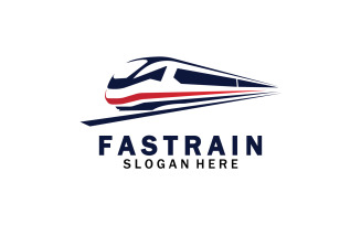 Train Logo Vector Illustration Design Fast Train Logo 13