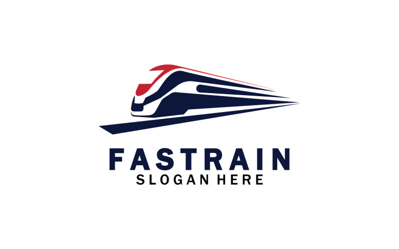 Train Logo Vector Illustration Design Fast Train Logo 14 Logo Template