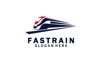 Train Logo Vector Illustration Design Fast Train Logo 14