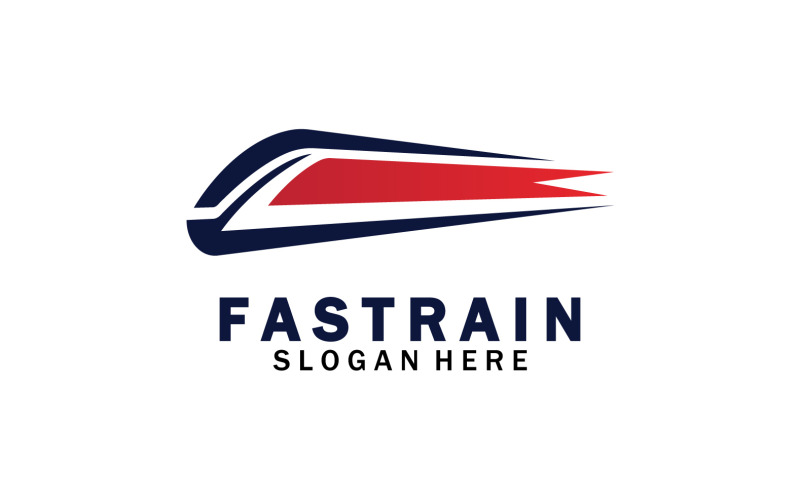 Train Logo Vector Illustration Design Fast Train Logo 17 Logo Template
