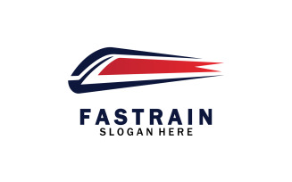 Train Logo Vector Illustration Design Fast Train Logo 17