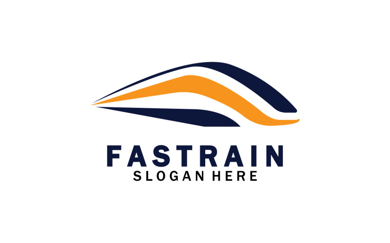 Train Logo Vector Illustration Design Fast Train Logo 18 Logo Template