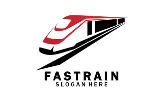 Train Logo Vector Illustration Design Fast Train Logo 1