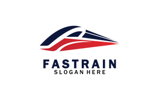 Train Logo Vector Illustration Design Fast Train Logo 20
