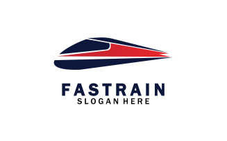 Train Logo Vector Illustration Design Fast Train Logo 23