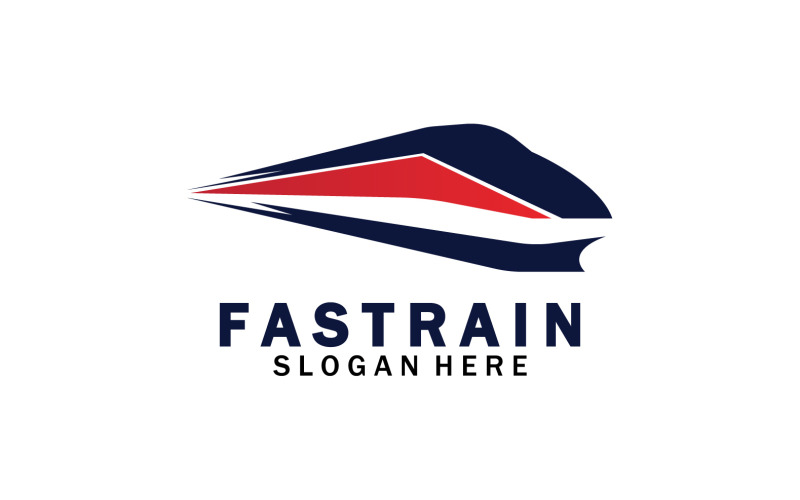 Train Logo Vector Illustration Design Fast Train Logo 24 Logo Template
