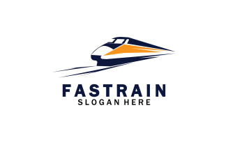 Train Logo Vector Illustration Design Fast Train Logo 26