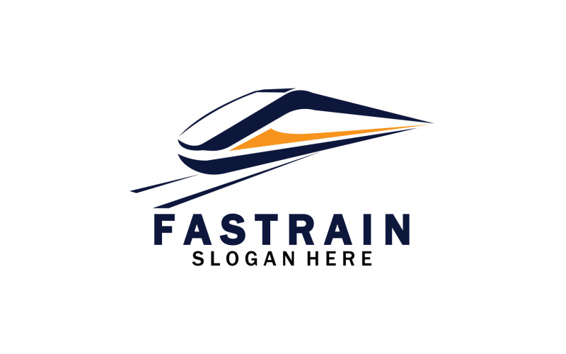 Train Logo Vector Illustration Design Fast Train Logo 27 Logo Template