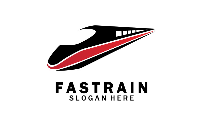 Train Logo Vector Illustration Design Fast Train Logo 2 Logo Template