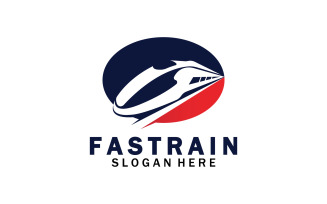 Train Logo Vector Illustration Design Fast Train Logo 32