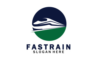Train Logo Vector Illustration Design Fast Train Logo 34