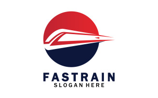 Train Logo Vector Illustration Design Fast Train Logo 38