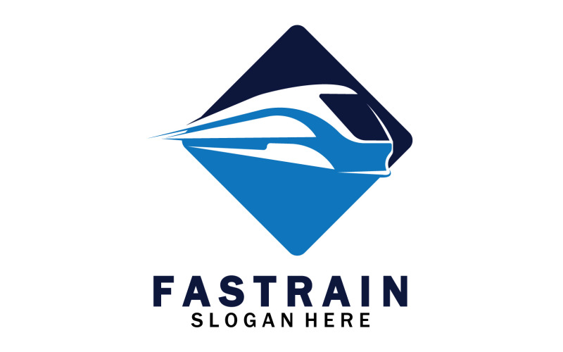 Train Logo Vector Illustration Design Fast Train Logo 43 Logo Template