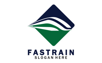 Train Logo Vector Illustration Design Fast Train Logo 47