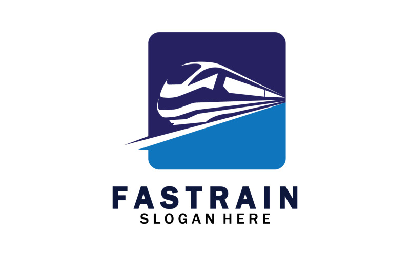 Train Logo Vector Illustration Design Fast Train Logo 50 Logo Template