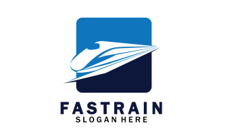 Train Logo Vector Illustration Design Fast Train Logo 52